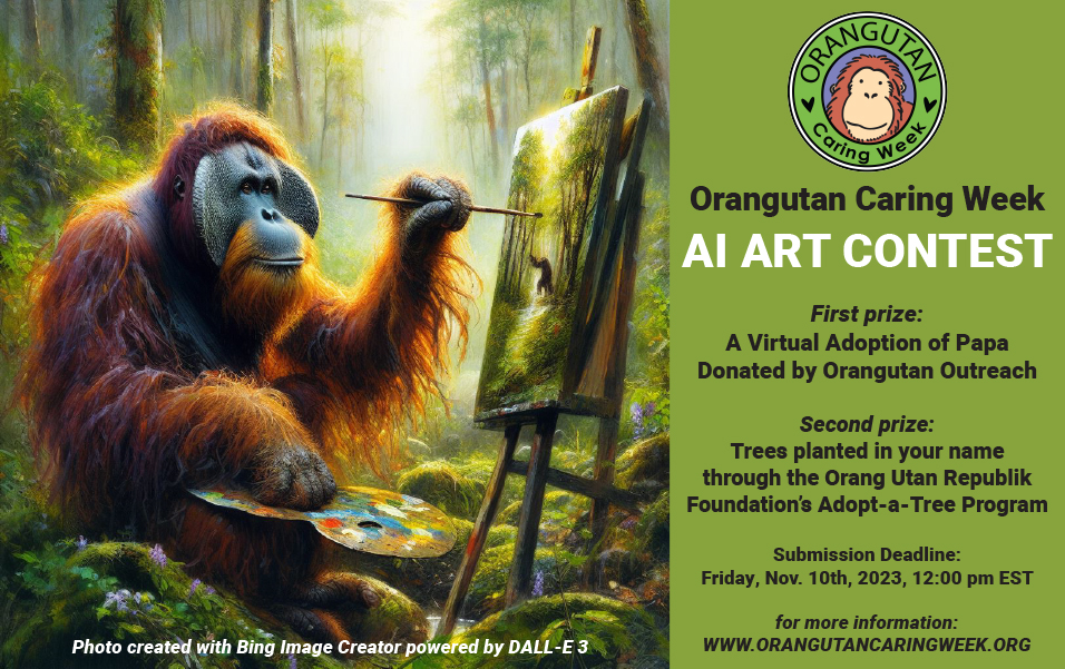 Orangutan Caring Week 2023 Art Contest
